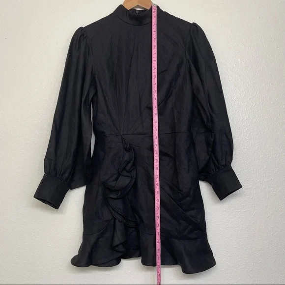 Sofia The Label Elsa Long Sleeve Linen Dress - Picture 12 of 14